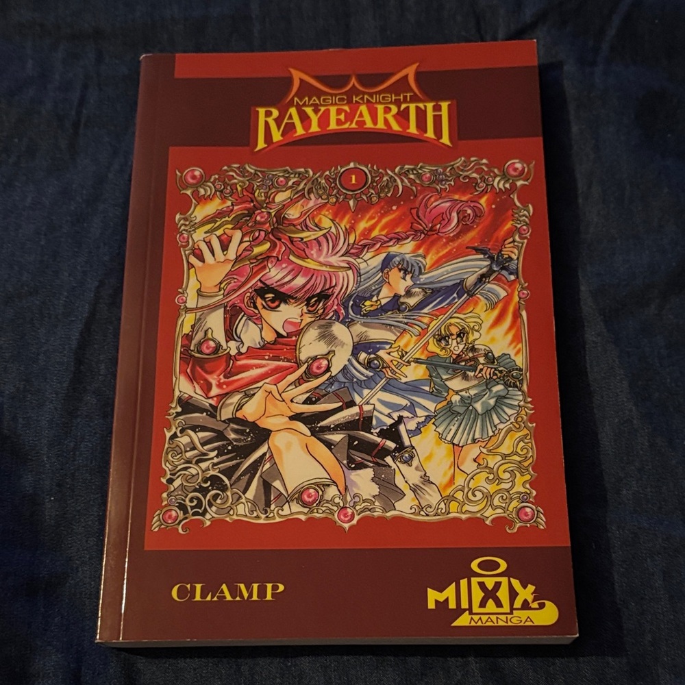 Magic Knight Rayearth Manga by - Red Cover